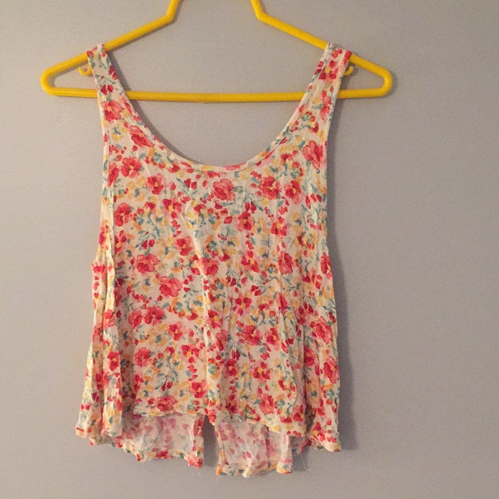 Charlotte Russe floral tank top